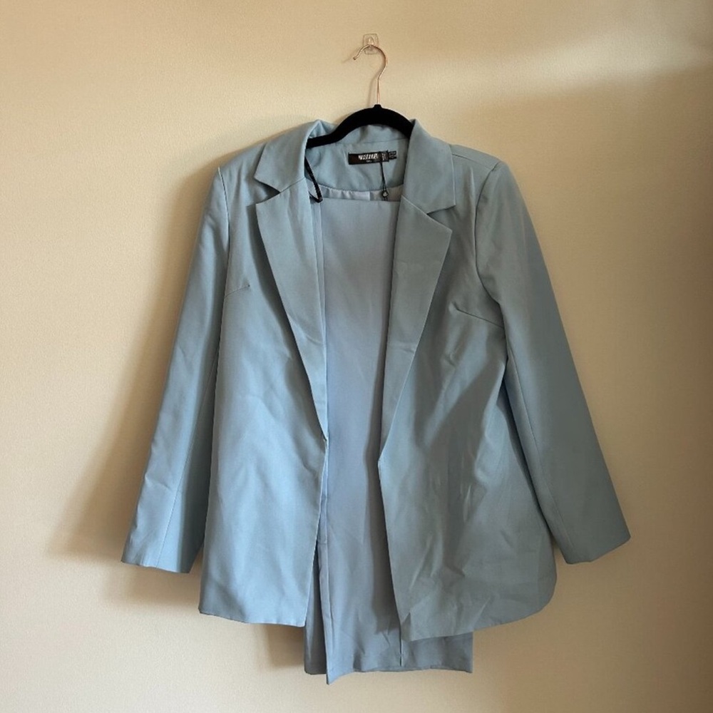 Missguided Light Blue Blazer